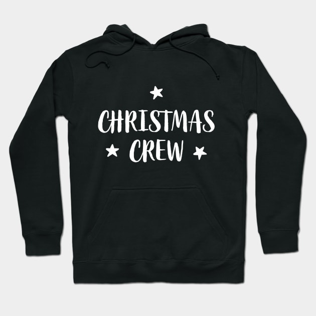 Christmas Crew Stars Christmas Gift Team Hoodie by FrauK